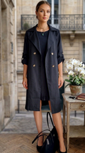 Trench-Coat Élégant avec Ceinture