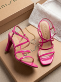 Sandales Fuchsia à talons-T40
