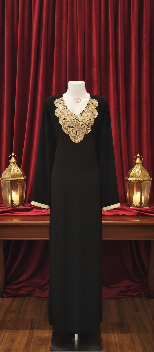 Robe Ramadan Élégance Dorée